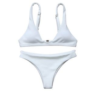 White Zaful Bikini